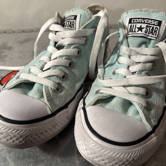 Converse All Star Turqouise Women’s Size 7 Shoes - Picture 4 of 10